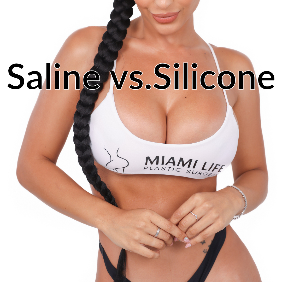 Saline Augmentation, Silicone Breast Augmentation, difference between saline and silicone implants